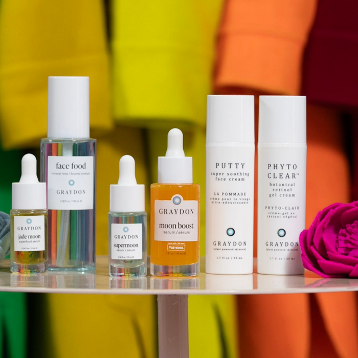 graydon skincare's lineup of sensitive skin friendly pro-aging products