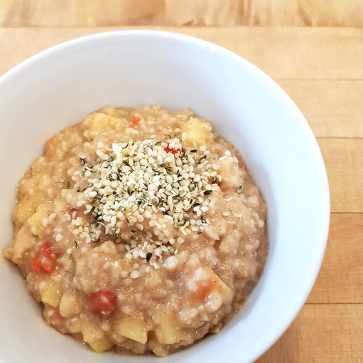 Oatmeal with Hemp Hearts Recipe